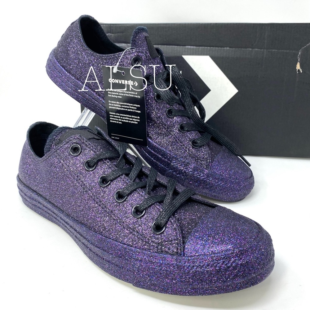 Converse Chuck Taylor All Star Purple Black Women - Picture 7 of 9